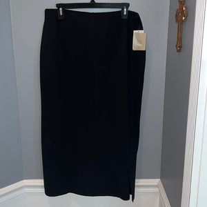 NWT midi black skirt